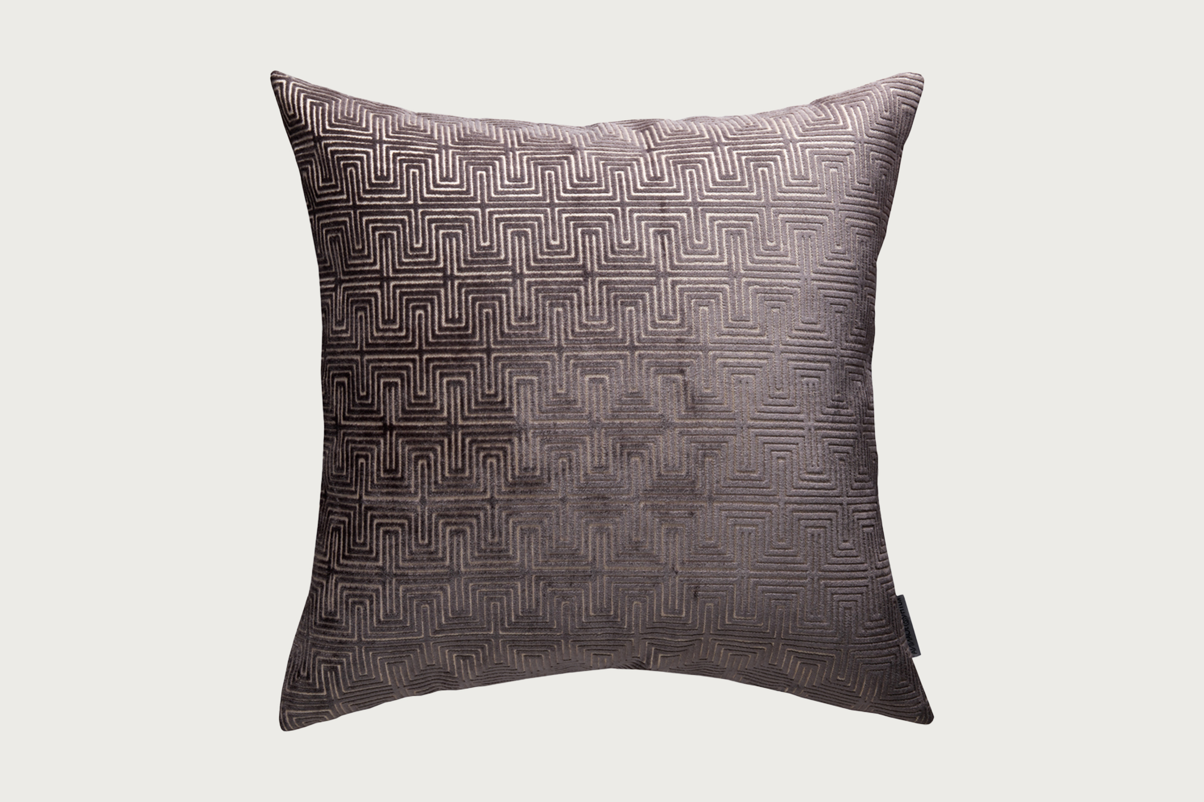 Grey Maze Pillow